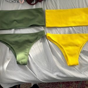 2 bandeau bikinis